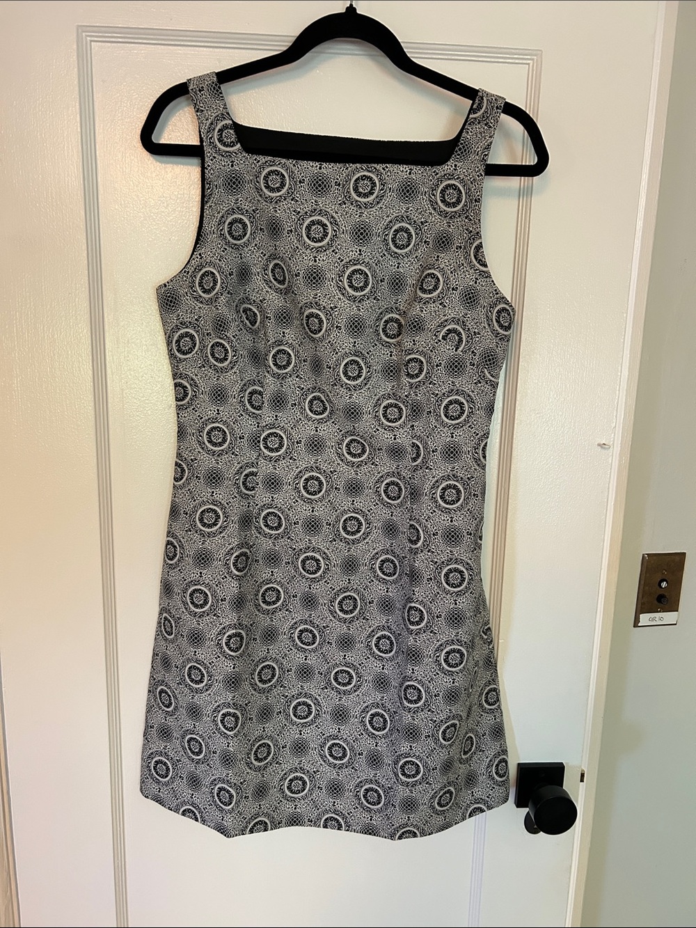 Vivienne Tam Black & White Printed Midi Dress